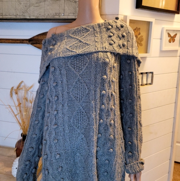 Love Token Sweaters - Love Token Cowl Neck Sweater